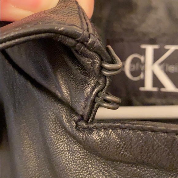 Ck Leather Jacket - Picture 12 of 14